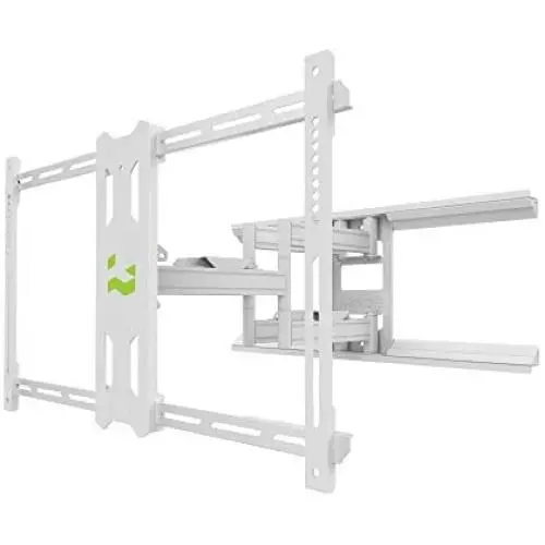 Kanto PDX680W Full Motion Articulating TV Wall Mount for 39-inch to 80-inch TVs Weighing up to 125 Pounds | Integrated Cable Management | Low Profile and 24 in Extension | White Kanto PDX680W Full Motion Articulating TV Wall Mount for 39-inch to 80-inch TVs Weighing up to 125 Pounds | Integrated Cable Management | Low Profile and 24 in Extension | White