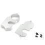 JVSISM Metal Reduction Gear Cover for 124018 124019 1/12 RC Car Upgrade Parts Accessories,Silver