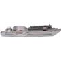 DAT AUTO PARTS Fog Light Bezel Replacement for 2010-2015 GMC Terrain Except Denali Right Passenger Side Chrome Front GM1039123
