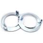 DTTRA 4pcs Metal Lamp Shade Collar Rings for Medium-Base Ceramic Sockets, Light Socket Shade Ring, Light Fixture Parts of Retainer Rings for the E26 Threaded Ceramic Socket Lock