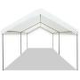 Caravan Canopy 10 X 20-Feet Domain Carport, White