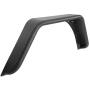 Hooke Road Wrangler TJ 4.3'' Wide Rear Steel Fender Flares Tubular Flat Wheel Cover Guards Compatible with Jeep Wrangler TJ 1997 1998 1999 2000 2001 2002 2003 2004 2005 2006 (2 PCS Rear)