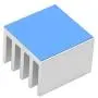 20pcs Aluminum Heatsink 14x14x10mm / 0.55x0.55x0.39 inches with Thermal Conductive Adhesive Tape for Raspberry pi Electronic Chip MOS IC Diode Triode Cooling Heat Dissipation 20pcs Aluminum Heatsink 14x14x10mm / 0.55x0.55x0.39 inches with Thermal Conductive Adhesive Tape for Raspberry pi Electronic Chip MOS IC Diode Triode Cooling Heat Dissipation
