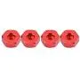 Dilwe RC Car Hex Hub Adapter, 4 Pcs Aluminium Alloy 6mm to 12mm Wheel Hex Hub Adapter for WPL 1634 RC Truck RC Spare Part Accessory (Red) Dilwe RC Car Hex Hub Adapter, 4 Pcs Aluminium Alloy 6mm to 12mm Wheel Hex Hub Adapter for WPL 1634 RC Truck RC Spare Part Accessory (Red)