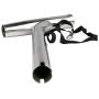 2pcs Boat Fishing Rod Holder Stainless Steel Outrigger Mount Fishing Pole Holder