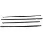 VRracing 4PCS Weatherstrip Window Seal Compatible for Honda Civic 4 Door 2006 2007 2008 2009 2010 2011