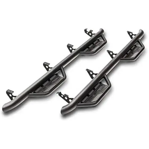 N-FAB Podium LG (Cab Length) | Textured Black | HPG1583CC-TX | fits GMC - Chevy Canyon / Colorado Crew Cab All Beds 15-18