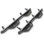 N-FAB Podium LG (Cab Length) | Textured Black | HPG1583CC-TX | fits GMC - Chevy Canyon / Colorado Crew Cab All Beds 15-18