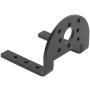 logozoe U-Shaped RC Motor Mount, RC Car Motor Mount, Black Motor Mount Bracket, Metal Motor Mount Holder, for RC Car RC Boat