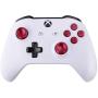 Metal Thumbsticks Joysticks for Xbox One, Aluminum Alloy ABXY Bullet Buttons Analog Grip Replacement Parts for Xbox One, Xbox One S/X, Xbox Series X Controllers with Installation Tools(Red)