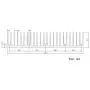 Awxlumv Aluminum Heatsink 60 x150 x 25 mm / 2.36x 5.91x 0.98 Inch Radiator for Circuit Board PCB Heat Sinks Led Cooling Cooler Amplifier Transistor Semiconductor Devices with 24 pcs Fins - Sliver