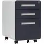 File Cabinet Mobile, Merax 3 Drawer Metal Pedestal Filing Cabinets with 2 Lock Keys, 5 Rolling Casters, Fully Assembled Storage for Home Office Modern Vertical Hanging Folders A4 Letter Size (Gray) File Cabinet Mobile, Merax 3 Drawer Metal Pedestal Filing Cabinets with 2 Lock Keys, 5 Rolling Casters, Fully Assembled Storage for Home Office Modern Vertical Hanging Folders A4 Letter Size (Gray)