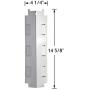 YIHAM KS734 Grill Replacement Parts Heat Tent for Char-Broil, Nexgrill 720-0888, 720-0888N Flame Tamer Heat Plate Shield for Thermos, Master Forge, 14 5/8 inch x 4 1/4 inch, Stainless Steel, Set of 5