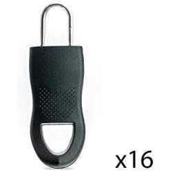 Zip Fixer - 16 Replacement Zipper Tags - Fix your favourite coat or suitcase