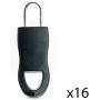 Zip Fixer - 16 Replacement Zipper Tags - Fix your favourite coat or suitcase