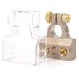 UTSAUTO Battery Terminal Connector 0/4/8/10 Gauge Shims Positive & Negative Heavy Duty Battery Terminal Connector Clamp with Protective Cover