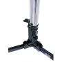 Sunset Foto 14in. Wheeled Roller Light Stand Low Base - Heavy Duty 100% Metal Steel Construction - Max Weight 66 pounds