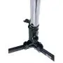 Sunset Foto 14in. Wheeled Roller Light Stand Low Base - Heavy Duty 100% Metal Steel Construction - Max Weight 66 pounds