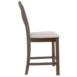 Signature Design by Ashley Moriville Counter Height Bar Stool, Beige