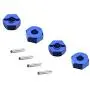 Upgrade Aluminum Hex Wheel Hubs 12mm w/Axle Pins Nuts Washers Set for 1/10 Traxxas 2WD Slash Stampede Rustler Replace 3654 1654 Blue-Anodized Upgrade Aluminum Hex Wheel Hubs 12mm w/Axle Pins Nuts Washers Set for 1/10 Traxxas 2WD Slash Stampede Rustler Replace 3654 1654 Blue-Anodized