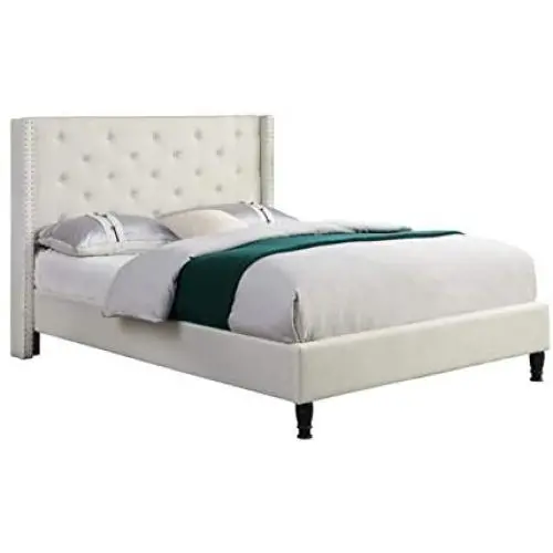 Home Life furBed00007_Cloth_LightBeige b 007 BED 0007 LIGHT BEIGE QUEEN Home Life furBed00007_Cloth_LightBeige b 007 BED 0007 LIGHT BEIGE QUEEN