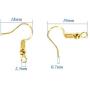 TOAOB 700pcs Earring Hooks Hypo allergenic French Ear Wires with Ball and Coil 7 Colors 18mm Nickel Free Metal Fish Hook Earrings Making Supplies Jewelry Findings