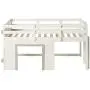 DONCO Twin Sweet Dreams LOW LOFT, White/Grey DONCO Twin Sweet Dreams LOW LOFT, White/Grey