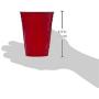 Amazon Basics 16-Ounce Disposable Plastic Cups, Red - Pack of 240