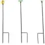 Topadorn Garden Stake Outdoor Plant Pick Cute Metal Stick Fleur de Lis Art Ornament Decor for Lawn Yard Patio, 3 Set, 2.25'' W x 2.25'' D x 25'' H Topadorn Garden Stake Outdoor Plant Pick Cute Metal Stick Fleur de Lis Art Ornament Decor for Lawn Yard Patio, 3 Set, 2.25'' W x 2.25'' D x 25'' H