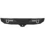 Rear Bumper Textured Black w/2'' Hitch Receiver For 2007-2018 Jeep Wrangler JK