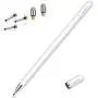 Stylus for iPad Pencil, MEKO 2 in 1 Magnetic Disc Stylus Touch Screen Pens for Apple iPhone/Ipad pro/Mini/Air/Android/Microsoft/Surface and Other Touch Screens Bundle with 5 Replacement Tips-White Stylus for iPad Pencil, MEKO 2 in 1 Magnetic Disc Stylus Touch Screen Pens for Apple iPhone/Ipad pro/Mini/Air/Android/Microsoft/Surface and Other Touch Screens Bundle with 5 Replacement Tips-White