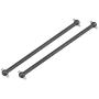 RC Car Drive Shafts, 2 Pcs 101mm Metal Dog Bone Drive Shafts for FS 53633/51805 / 51806 1/10 Scale RC Car Accessory Parts(Black)