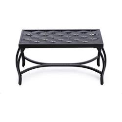 Mango Steam Weave Bench (Charcoal/Black)