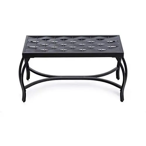 Mango Steam Weave Bench (Charcoal/Black) Mango Steam Weave Bench (Charcoal/Black)
