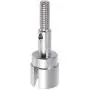 Metal Wheel Axle Shaft 02033 Upgrade Parts for 1/10 HSP Redcat Monster Truck (Silver, Set of 4)