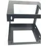Raising Electronics 9U Wall Mount Open Frame 19 Inch Server Equipment Rack Threaded 15 Inch Depth Black (9U) Raising Electronics 9U Wall Mount Open Frame 19 Inch Server Equipment Rack Threaded 15 Inch Depth Black (9U)