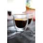 DeLonghi DeLonghi Double Walled Thermo Espresso Glasses, Set of 2, Regular, Clear