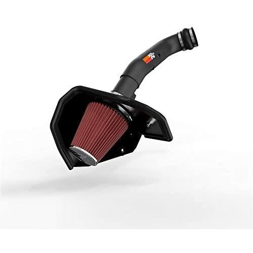 K&N Cold Air Intake Kit: High Performance, Guaranteed to Increase Horsepower: Fits 2010-2014 Ford F150 SVT Raptor, 6.2L V8, 77-2579KTK