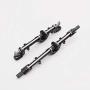Gaoominy Upgrade Metal Gear Bridge Axle for WPL B1 B-1 B14 B-14 B24 B-24 C14 C-14 C24 C-24 RC Car Spare Parts Metal Front Rear Axle Gear Steering Pull Rod Servo Pull Rod,Front+Rear