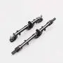 Tuneway Upgrade Metal Gear Bridge Axle for WPL B1 B-1 B14 B-14 B24 B-24 C14 C-14 C24 C-24 RC Car Spare Parts Metal Front Rear Axle Gear Steering Pull Rod Servo Pull Rod,Front+Rear