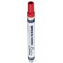 12 Pc Set Red Brockmark Slimline Industrial Paint Markers Opaque Gloss Pen Metal Wood Plastic Glass for Auto Construction Arts Home