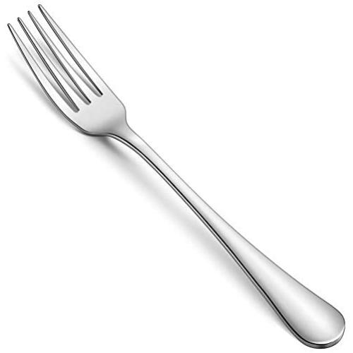 Hiware 12-Piece Good Dinner Forks Cutlery Set, Stainless Steel Dessert Forks - 8 Inches