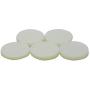 DAWEI 200Pcs 2'' & 50mm Top/Metal-Bottom Cover Clip Pin Blank Badge & Button Parts for Badge Maker Machine