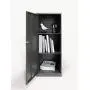 Office Dimensions 3 Shelf Personal Storage Cabinet, Locking, Charcoal Office Dimensions 3 Shelf Personal Storage Cabinet, Locking, Charcoal