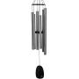 Woodstock Chimes BPLAS The Original Guaranteed Musically Tuned 44-Inch Bells of Paradise Wind Chime, Antique Silver