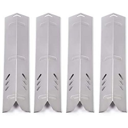 DcYourHome Roll Over Image to Zoom in Stainless Steel Heat Plate (5-Pack) for Select Gas Grill Models by BUniflame and Others - 5PCS (4-Pack)