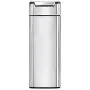 simplehuman 40 Liter / 10.6 Gallon Slim Touch-Bar Kitchen Trash Can, Brushed Stainless Steel