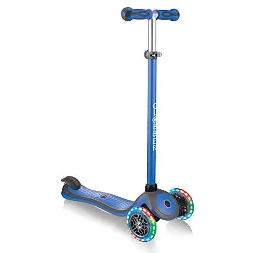 Globber -V2 3-Wheel Kids Kick Scooter - LED Light Up Wheels - Adjustable Height T-Bar - for Boys and Girls Globber -V2 3-Wheel Kids Kick Scooter - LED Light Up Wheels - Adjustable Height T-Bar - for Boys and Girls