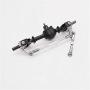 Gaoominy Upgrade Metal Gear Bridge Axle for WPL B1 B-1 B14 B-14 B24 B-24 C14 C-14 C24 C-24 RC Car Spare Parts Metal Front Rear Axle Gear Steering Pull Rod Servo Pull Rod,Front+Rear