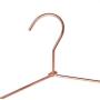 10 Sturdy Cooper Rose-Gold Metal Coat Hangers Heavy Duty Suit Hangers (10)